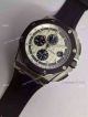 Replica Audemars Piguet Watch White Dial Luminous Point Black Rubber Watch (3)_th.jpg
